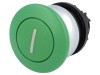 Comutator apăsare 22mm verde