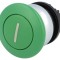 Comutator apăsare 22mm verde