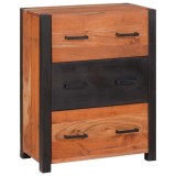 vidaXL Buffets și sideboards Maro 55 x 30 x 75 cm lemn masiv de acacia 4104008