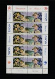 Monaco 2007 - Europa CEPT , Cercetasi, coala mica 5 serii in dipticuri, dantelate,MNH.Mi.2853-2854 Kb. cota 19