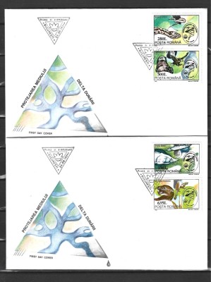 ROMANIA 1994 - PROTEJAREA MEDIULUI - DELTA DUNARII, FDC - LP 1353 foto