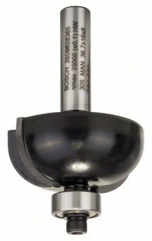 Freza profilata, 8mm, R1 12mm, D 36,7mm, L 16mm, G 58mm 8mm, R1 12mm, D 3 - 3165140358262