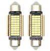 Set 2 Becuri LED Auto c5w Sofit 39mm Canbus pentru Plafoniera, Portbagaj, Lampi numar Lumina Alba, fara eroare in bord