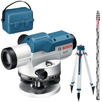 Bosch GOL 32 G + BT160 + GR500 Professional Nivela optica, factor de marire 32x, precizie 1 mm/30 m - 3165140745024 foto