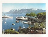 FA131 -Carte Postala- ELVETIA - Lausanne-Ouchy. Le Lac Leman et le Grammont, necirculata