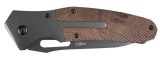 Cutit pliabil, maner lemn si otel inoxidabil, 22cm, NEO
