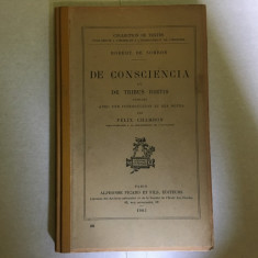 Robert de Sorbon - De Consciencia et De Tribus Dietis, Paris, 1902, Ex Libris!
