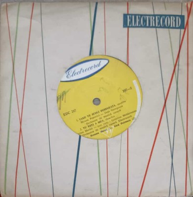 Disc vinil, LP. in Zori De Zi, Bine-a Zis Cine-a Zis, Cand Te Scoli Dimineata, Tu Esti A Mea-COLECTIV-244496 foto