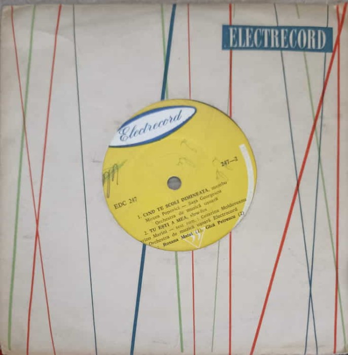Disc vinil, LP. in Zori De Zi, Bine-a Zis Cine-a Zis, Cand Te Scoli Dimineata, Tu Esti A Mea-COLECTIV-244496