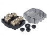 Distribuitor Curent Auto Aura FHM 3148, 1x 20-50mm2 In, 3x 8-20mm2 Out, Alama Placata, Capac Transparent