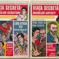 Viata secreta a marilor scriitori+Viata secreta a marilor artisti (2 volume)