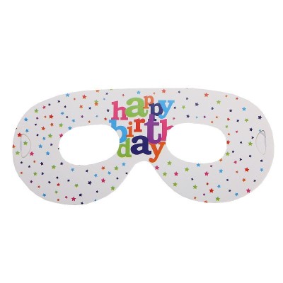 Set 6 Masti Tematice, Cyrax, Colectia Happy Birthday, 16 x 6.5 cm, din Carton, Multicolor foto