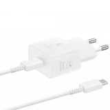 Cumpara ieftin Samsung Original Wall Charger T2510 (EP-T2510XWEGEU) Type-C 25W, Quick Charger with Cable USB-C Alb