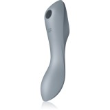 Satisfyer Curvy TRINITY 3 vibrator cu stimularea clitorisului Bluegrey 17.7 cm