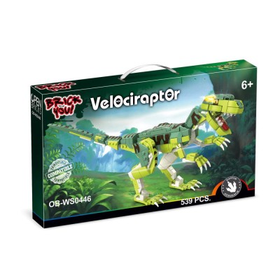 Set constructie Dinzoaur Velociraptor 539 piese foto
