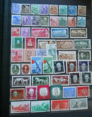 GERMANIA DDR STAMPILATE foto
