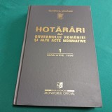 HOTĂR&Acirc;RI ALE GUVERNULUI ROM&Acirc;NIEI ȘI ALTE ACTE NORMATIVE * 1 IANUARIE 1998 /010