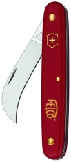 Cutit pentru altoit cu lama curbata cosor, 57mm, 55g, VICTORINOX 3.90 60