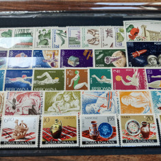 Serii timbre nestampilate Romania, MNH, anii 1960-70, complete, pret/serie