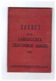 Carnet de conducerea tractorului agricol RSR, 1975