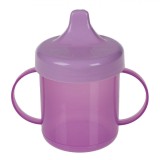 Cană Antrenament Honey Baby, Plastic, M&acirc;ner, Culoare Lila, Capacitate 230 ml, Oem