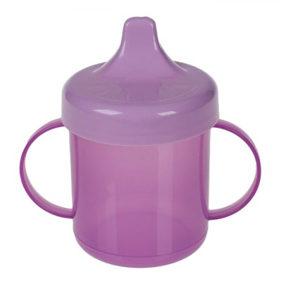 Cană Antrenament Honey Baby, Plastic, M&amp;acirc;ner, Culoare Lila, Capacitate 230 ml foto