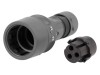 Conector Circular Mamă 3 Pini IP69K BULGIN Buccaneer 6000 PXP6010/03S/CR0507 Policarbonat 16A 277V