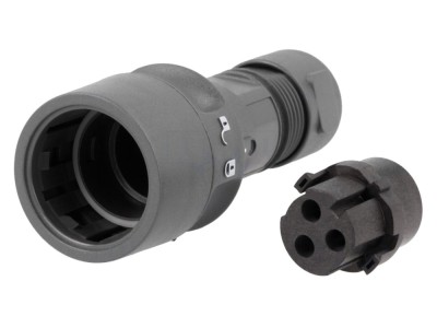 Conector circular mamă 3 pini IP69K foto
