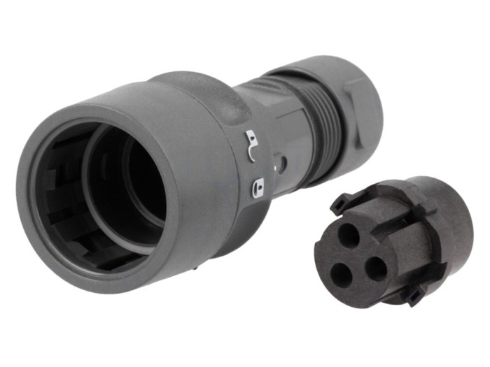 Conector circular mamă 3 pini IP69K