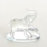 Decoratiune elefant din sticla 9 cm