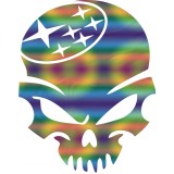 Cumpara ieftin Sticker Subaru Skull