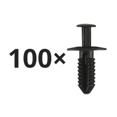 Set 100 clema fixare plastic Mercedes Clasa C (W203, W204, W205, Cl203), Clasa CLA (C117), Clasa E (W210, W211), Clasa ML (W164), Vaneo (W414), Vito/