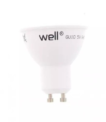 Spot cu led MR16 GU10 5W 230V lumina rece Well foto