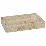 vidaXL Chiuvetă, crem, 38x24x6,5 cm, marmură
