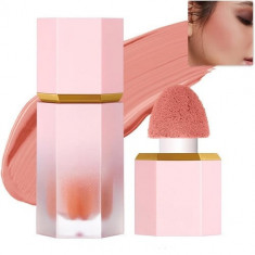 Fard de Obraz Lichid, Makeup, Romantic Matte, Color Bloom Liquid Blush, 102, 5.2 ml foto