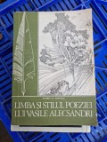 Florin D. Popescu - Limba si Stilul Poeziei lui Vasile Alecsandri