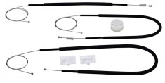 Kit reparatie macara geam fata Mercedes Vito / Viano ( W639) 2003-2010 electrica Stanga(cablu role si suport geam)