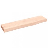 Cumpara ieftin Polita de perete, 40x10x2 cm, lemn masiv de stejar netratat
