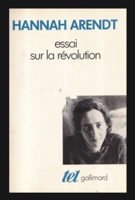 Essai sur la Revolution/ Hannah Arendt