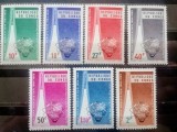 CONGO 1965 cosmos, racheta , serie 7v Nestampilata