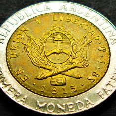Moneda comemorativa bimetal 1 PESO - ARGENTINA, anul 2010 * cod 889