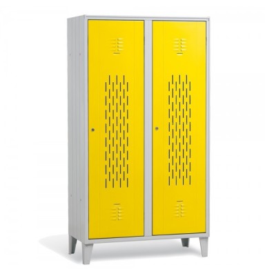 VESTIAR METALIC 2 USI COLOR SUPERVENTILAT 214/02, perete despartitor, 1000x500x1800 mm, Italia foto