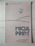 Caiet program Micul Prinț, de Antoine de Saint-Exupery, regia Alexandru Dabija (Teatrul de Comedie, stagiunea 2016-2017)