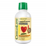 Calcium with Magnesium (gust de portocale), 473ml, ChildLife, Childlife Essentials