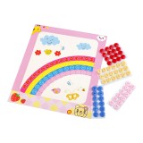 Set creativ adeziv pentru copii +3 ani, Curcubeu, Crisalida