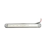 Lampa gabarit laterala LED slim 12-24V alba 16 LED-uri 235x26.5x21mm Breckner Germany
