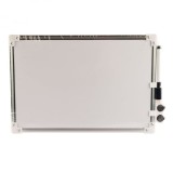 Tabla magnetica cu rama aluminiu, marker inclus si 2 butoni magnetici, 20x30cm
