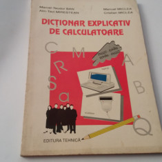 Marcel - Teodor Ban , Manuel Miclea - Dictionar explicativ de calculatoare