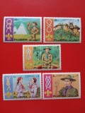 FUJEIRA, SCUTISM - SERIE COMPLETĂ MNH, Nestampilat