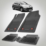 Cumpara ieftin Covorase Tip Tavita Compatibile Peugeot 207 Hatchback (5 usi 2009-2012)-Black